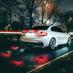 12 Pack LED Road Flares Emergency Lights Roadside 9 Flash Modes Warning Car Safety Beacon Magnet Hook Flashing Disc Flare Kit for Vehicles Car Truck Boats Holiday Gift (Blue)