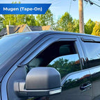 KPY Rain Guards Fit for 2010-2015 Mercedes-Benz GLK 350, Out-Channel Window Visors Vent Wind Deflectors 4PC, Car Accessories for 10-15 Mercedes Benz GLK-Class