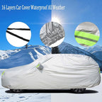 5-Layer 244"*83"*77" Waterproof All-Weather SUV Car Cover Heavy Duty Full Exterior Protection Universally Fit fit Cadillac Escalade ESV Chevy Suburban Ford Expedition Max GMC Suburban Lincoln etc