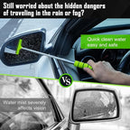 Side Mirror Squeegee, 2 PCS Car Mirror Squeegee, Retractable Car Rearview Mirror Wiper for All Vehicles, Universal Automotive Accessories