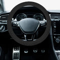 Car Steering Wheel Cover, 14.5"-15" Inch Universal Anti-Slip DurableSteering Wheel Protective Cover, Breathable Auto Interior Decoration Accessories for Sedan SUV Truck (Black Honeycomb)