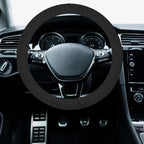 Car Steering Wheel Cover, 14.5"-15" Inch Universal Anti-Slip DurableSteering Wheel Protective Cover, Breathable Auto Interior Decoration Accessories for Sedan SUV Truck (Black Honeycomb)