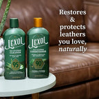All Leather Care Kit - 5-Piece Natural Leather Cleaner & Conditioner with Aloe Vera, Bee Milk, Cloths & Brush for Car Seats, Furniture, Jackets, Bags & Boots, Gift for leather lovers