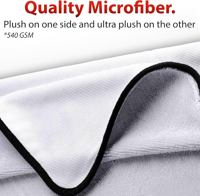 Adam's Polishes Ultra Plush Drying Towel (6 Pack)