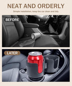 2-in-1 Cup Holder Expander,Multifunctional Car Cup Holder Expander Adapter for Car with Expandable Insert, Fits Yeti,Car Accessories