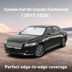 Windshield Sunshade Compatible for Lincoln Continental 2017-2018 2019 2020, Sun Visor for Front Windshield & Window Sun Shade Cover, UV Heat Blocker & Protector, Car Accessories