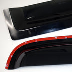 WD2-112i Dark Smoke 2 Pcs Set Window Visor (in-Channel) Deflector Rain Guard Compatible with 1997-2004 Dodge Dakota