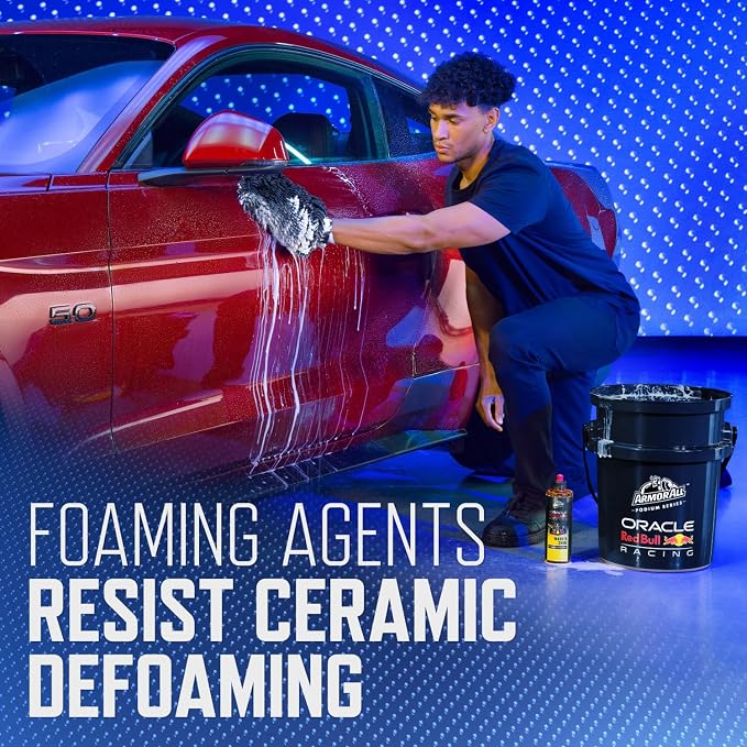 Podium Series Hybrid Ceramic Wash & Shine, 16 fl oz, 2-in-1 Car Wash and Wax Developed in Collaboration With Oracle Red Bull Racing
