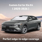 Windshield Sunshade Compatible for Kia K4 2025 2026, Sun Visor for Front Windshield & Window Sun Shade Cover, UV Heat Blocker & Protector, Car Accessories