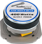 Heavy Duty Super Tweeter (ATR-4053-BLUE), 400 Watts, Die Cast Aluminum Frame, Candy Blue, Diamond Chrome Cutting Fnish, 1.5” Kapton Voice Coil, 4-8 Ohms