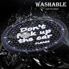 2PCS Bling Crystal Rhinestone Cup Holder Coaster – 2.75 Inch Anti-Slip Auto Insert Cup Coaster – Sparkling Interior Decor Accessories for Cars & Vehicles (Black & Blue)