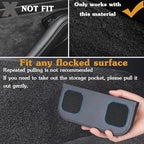 for Tesla Model Y 3 Sunglasses Holder Center Console Organizer Tray Storage Box Key Card Coin Holder Silicone Hook for Flocking Tesla Accessories