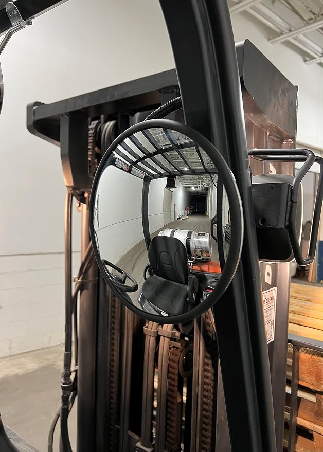 8.5" Round Universal Forklift Spot Mirror by