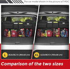 Car Trunk Organizer, LARGE CAPACITY Car Storage Bag with 8 Pockets, 7X Upgraded Trunk Storage Organizer for Car, SUV, Truck, MPV