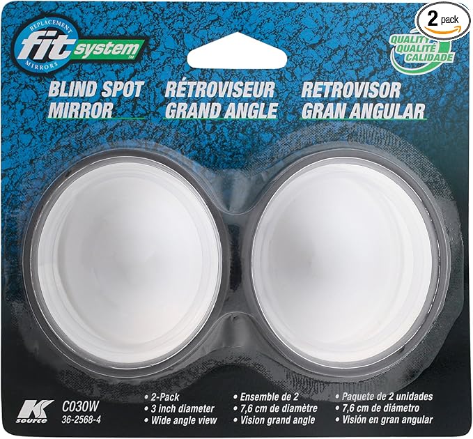 K Source Fit System 3" Round Spot Mirror (2pcs)