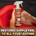Leather Quick Detailer for Car Interiors, Furniture, Apparel, Shoes, Sneakers, Boots, and More (Works on Natural, Synthetic, Pleather, Faux Leather and More), 32 fl oz