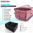 Trunk Organizer For SUV Car Trunk Organizer, Foldable Storage, Car Accessories for Women Men, Collapsible Bag, 600D Oxford, Non Slip Bottom, Straps, Soft Cover (65L)