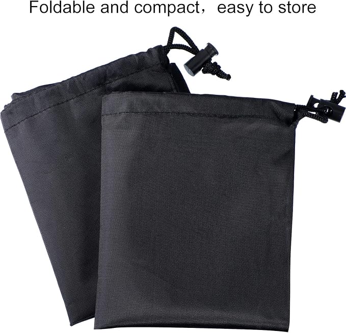 Side View Mirror Cover Auto Rearview Protection Cover Snow Ice Mirror Covers Exterior Rear View Accessories Universal Size for Cars, Black (4 Pieces)