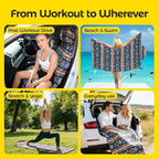 Car Seat Towel Cover - Sweat Absorbing Microfiber Towel for Car Seat After Gym, Workout & Beach - Washable Seat Protector, Universal Fit for Cars, Trucks, SUVs - Southwestern Aztec 1 Pack