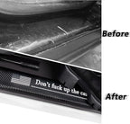 5PCS Car Door Sill Protector,Carbon Fiber Sport Threshold/Rear Bumper Guard Anti-Scratch Sticker Door Edge Protection Decorate,Interior Accessories Self-Adhesive Anti-Scratch Waterpoor (US Flag-5Pcs)