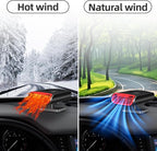 Portable Car Heater, 150W 12V Car Heater and Defroster for Fast Windshield Defrost, 2026 New Upgrade 2-in-1 Cigarette Lighter Heater for Car, Personal Dash Heater for Travel