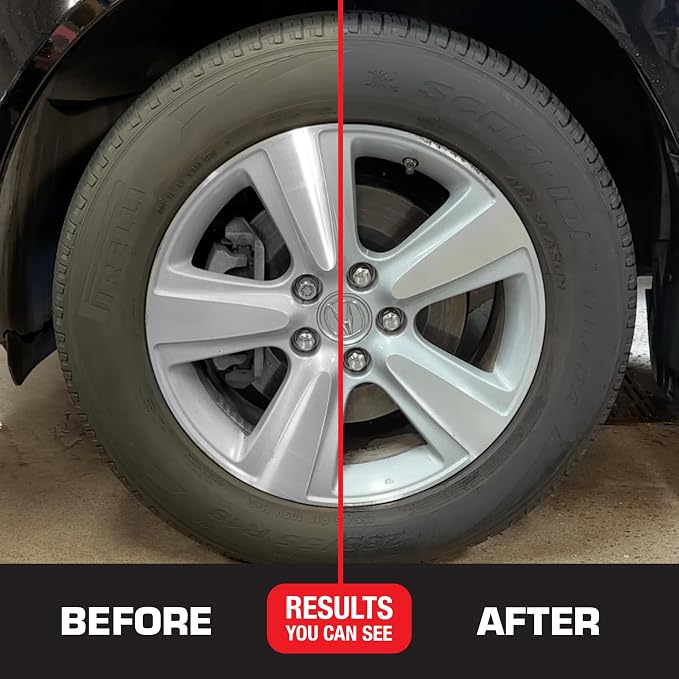 120228 Intense Foam Wheel & Tire Cleaner, High-Foaming Formula for Deep Cleaning, Removes Dirt, Grime & Brake Dust – Safe on All Wheels, 22 Fl Oz