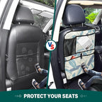 Kick Mats Backseat Protector with Anti Kick Design Offering Safety and Space for Backseat Essentials
