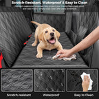 for Jeep Hard Bottom Back Seat Extender for Dogs: for Jeep Wrangler JK JL 2011-2026 & Gladiator JT 2020-2026 4-Door Waterproof 420 lbs Dog Car Seat Cover Dog Hammock W/Door & Seat Protection