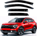 KPY Rain Guards Fit for 2023-2026 Kia Sportage, Out-Channel Window Visors Vent Wind Deflectors 4PC, Car Accessories for 23-26 Sportage