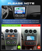 Android Car Radio for Nissan Altima 2008-2012 with Wireless CarPlay Android Auto, 4G+128G 9 Inch Touchscreen Car Stereo Mirror Link GPS Navigation WiFi Bluetooth FM RDS EQ SWC Backup Camera