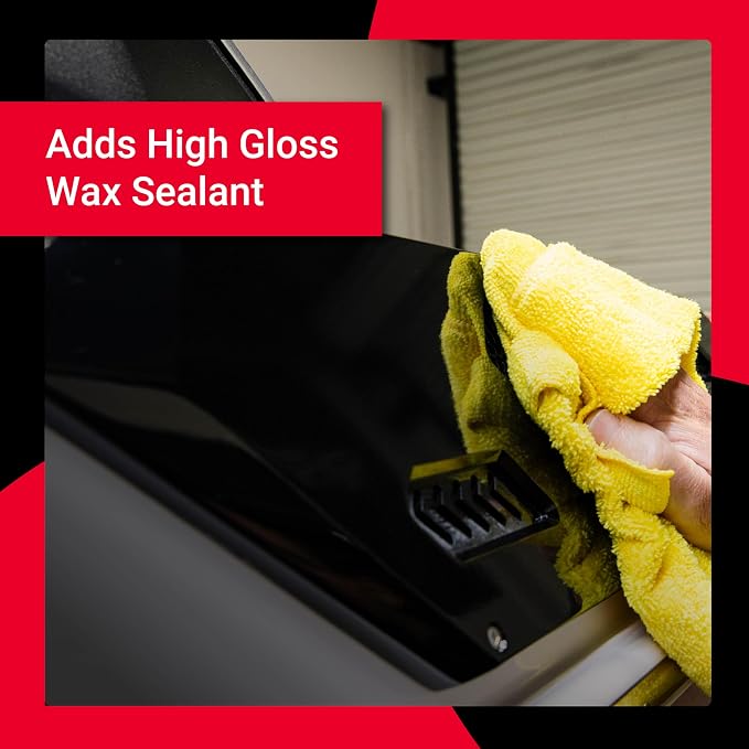 Hot Sauce Hard Water Spot Remover with Wax Sealants, 1 Gallon | Hard water spot remover cleans without stripping wax, adds glossy sealants and works on boats, RVs, autos and glass