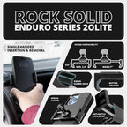 Tackform Link Vent Phone Mount Compatible with 2016-2023 Toyota Tacoma and 2014-2021 Toyota Tundra | Aluminum | Zero Slip, Anti-Scratch | Universal Holder Compatible with iPhone, Galaxy, More | Black