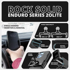 Tackform Link Vent Phone Mount Compatible with 2016-2023 Toyota Tacoma and 2014-2021 Toyota Tundra | Aluminum | Zero Slip, Anti-Scratch | Universal Holder Compatible with iPhone, Galaxy, More | Blue