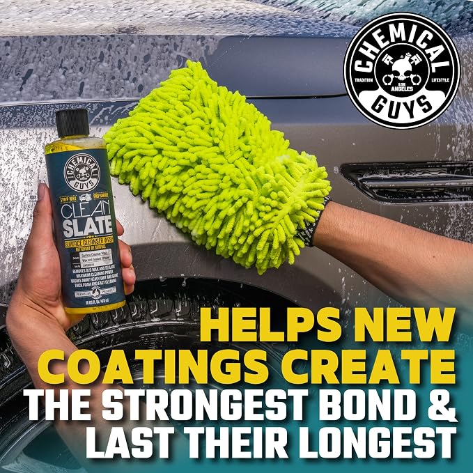 CWS803 Clean Slate Deep Surface Cleaning Car Wash Soap (Removes Old Car Waxes, Glazes & Sealants for Superior Surface Prep), 128 fl oz (1 Gallon), Citrus Scent