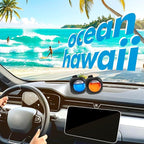 Car Air Freshener Vent Clips, 12 Pack, 6 Ocean, 6 Hawaiian, Provides Long-Lasting Scent, Up to 360 Days, Car Fresheners