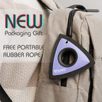 Mini Pet Hair Remover for Car Detailing Supplies, Carpet Dog Hair Remover for Car Interior, Triangle Dog Hair Remover for Auto Detailing, Couch, Furniture, Lint, Carpet(Purple)