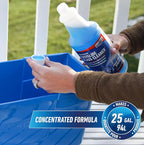 Professional Streak-Free EasyGlide Glass Cleaner Concentrate, 32 oz – Ammonia-Free, Makes 25 Gallons of Solution, Safe for Tinted Windows, LOW-E Glass, Windshields & Mirrors