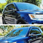 Side Window Visors rain Guards Vent Deflectors Compatible with Ford Explorer 2011-2019, Vent Deflector Window Rain Guard Sun Shade Visors, Car Accessories 4PCS 94293