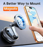 for MagSafe Car Mount【Windshield+Vent+Dash】Magnetic Phone Holder for Car Phone Holder Mount Cell Phone Holders for Your Car Accessories Suction Phone Mount for Car Truck Stand for iPhone 17 16