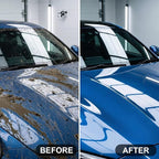 Clay Towel - Auto Detailing Clay bar Towel - Decontaminate Paint and Glass for Smoth Washing - Improve Wax and Sealant Bonding, Enhance Gloss and Color Depth - 3 Pcs 12" x 12"（Blue） (Blue)