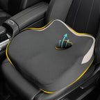 Car Seat Cushion for Driving, Car Seat Pillow for Short Drivers | Ergonomic Memory Foam Seat Cushion for Pain Relief, Adult Booster Seat for Car, Butt Cushion for Car, Truck, Office Dark Gray