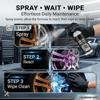 2Pack Rust Remover - Rust Remover Spray, Heavy Duty Rust Remover for Metal, Iron Eraser Iron and Rust Remover for Car Wheels, Hub, Bike Chains, Garden Tools & Iron Surfaces, 120ML*2 | Multi Surface Rust Remover for Metal, Iron Eraser Iron and Rust Remo...