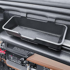 HGWEI Sunglasses Holder Compatible with 2021-2026 Ford Bronco 2/4 Door Interior Accessories, Mounted Sun Visor Organizer and Card Storage Box 1 Pack Black (Not Fit Bronco Sport)