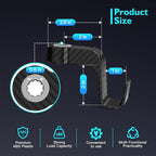 Car Seat Hooks Anti-drop Headrest Storage Hanger Universal Fit Automotive Organizer for Purse Bag Coat 2 Pack (Black Checkered)