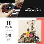 Car Air Freshener Vent Clips, 8PK, 6 Peach, 2 New Car Scent, Fresheners for Men Women, Up to 240 Days, Long Lasting Air Freshener, Odor Eliminator