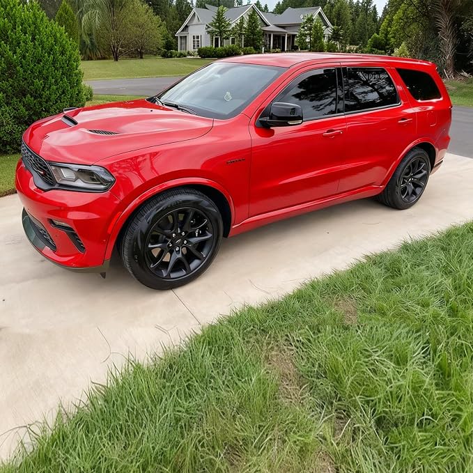 in-Channel Rain Guards Window Visors for Dodge Durango 2011-2026 Inside Front Rear Window Vent Deflectors Sun Shade Wind Visor Car Accessories, Dark Smoke