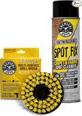 Lightning Fast Carpet Spot Cleaner With Carpet Drill Brush Attachment, Fabric Stain Extractor Interior Cleaning System For Car Carpets, Seats, Floor Mats And Upholstery - 18 Fl Oz