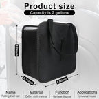 Foldable Trash Can, Collapsible Garbage Bag for Car, Hanging Waterproof Leakproof Storage Bag, Automotive Interior Accessories, Multifunctional (2 Gallon)