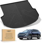 Cargo Mat for Hyundai Santa Fe Sport 2018 2017 2016 2015 2014 2013, All Weather TPE Custom Fit Car Trunk Mats Cargo Liners Accessories for Santa Fe Sport 2013-2018, Black