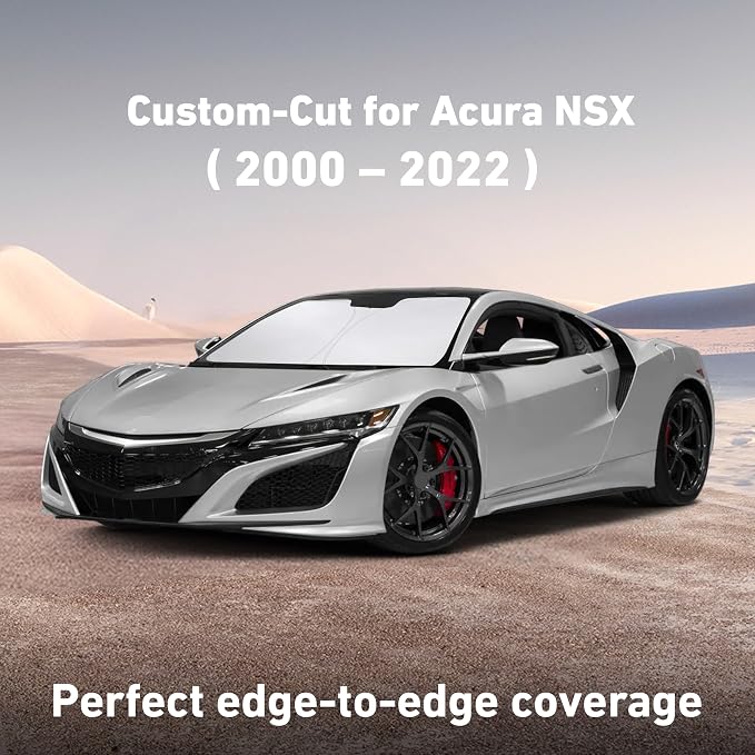 Windshield Sunshade for Acura NSX 2000-2020, 2021, 2022 Sun Visor for Front Window Sun Shade Cover, UV Blocker & Protector, Car Accessories